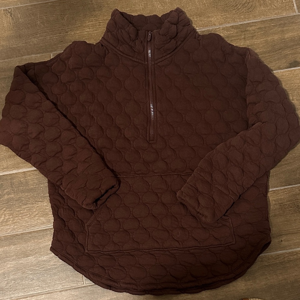 GAP Brown Quilted Pullover